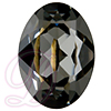 Swarovski 4120 Oval Rhinestones 14 x 10 Silver Night